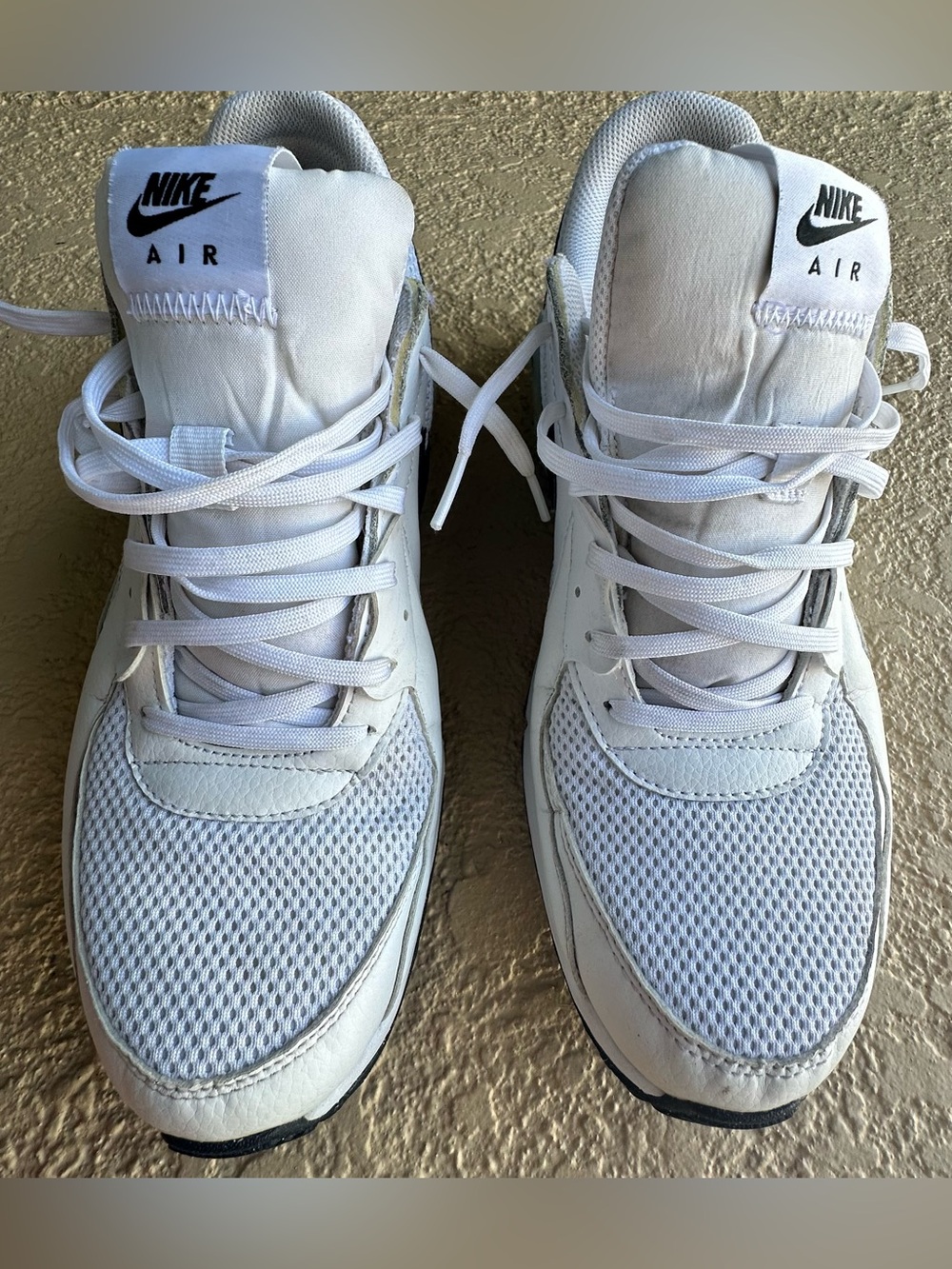 Nike Air Max Excee Shoes White Black Pure Platinum CD4165-100 Men's Size 12 VGC